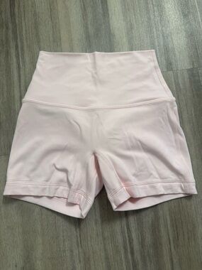 pink pearl lululemon align shorts